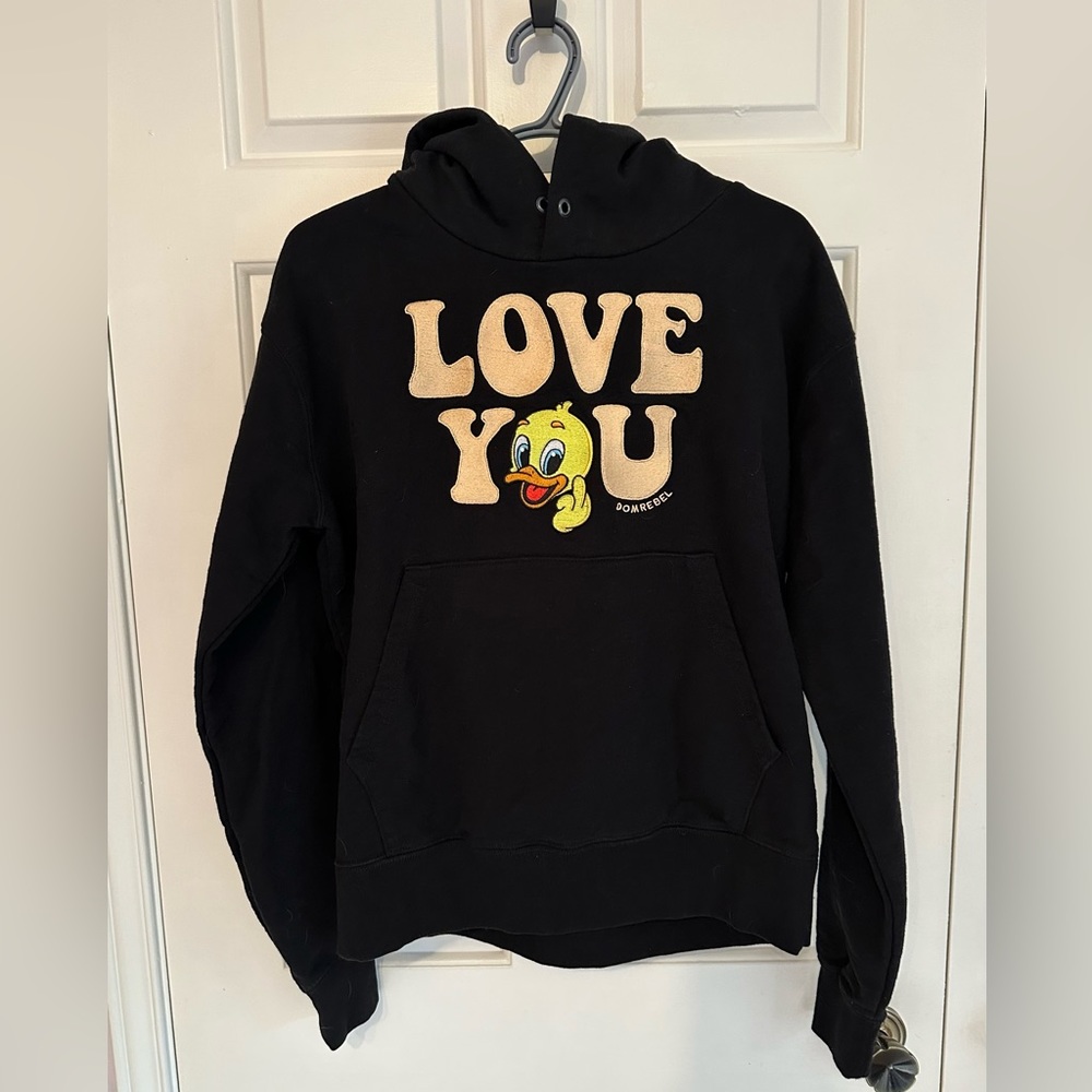 DOMREBEL  Graphic Love You Hoodie